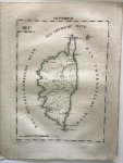 Schlieben, Wilhelm Ernst August von - Frankreich Dep 86 Corsika  Originele lithografie