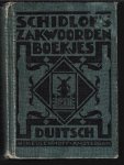 Drost, H. en Ree, G.J. - Schidlof's Zakwoordenboekjes Duitsch-Nederlandsch Nederlandsch-Duitsch Drost, H. en Ree, G.J. - Schidlof's Zakwoordenboekjes Duitsch-Nederlandsch Nederlandsch-Duitsch