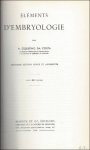 CELESTINO DA COSTA, A. - ELEMENTS D' EMBRYOLOGIE.