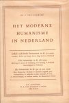 Overzee, Paul van. - Het moderne humanisme in Nederland.