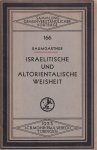 Baumgartner, Walter - Israelitische und Altorientalische Weisheit Baumgartner, Walter - Israelitische und Altorientalische Weisheit