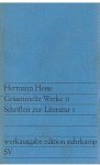 Hesse, Herman - Gesammelte Werke 11 - Schriften zur Literatur I