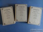 P. Van Stapel en J.J.A. de Koning / A; Van Zoelen en J. Vermeijden (bewerking). - Leerboek voor de Politie. Deel I, II en III.