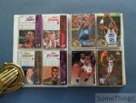 NBA Superstars Album - Sports cards. - NBA Superstars Album containing 43 sports / trading cards Basketball ca. 1994-1998.