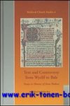 H. Barr, A. Hutchison (eds.); - Text and Controversy from Wyclif to Bale Essays in Honour of Anne Hudson,