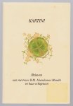 Kartini - Brieven aan mevrouw R.M. Abendanon-Mandri en haar echtgenoot met andere documenten