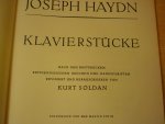Haydn; Franz Joseph (1732-1809) - Klavierstücke; Piano Pieces; Morceaux pour piano;Urtext (Soldan); (Fingersatz von Max Martin Stein)