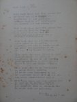 Last, Jef. - Bundeling van enkele gedichten uit de periode 1939-1940.