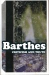 Barthes, Roland (ds1311) - Criticism and Truth.