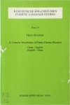 Harry Stroomer - A Concise Vocabulary of Orma Oromo (Kenya) Orma-English / English-Orma