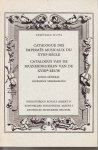 Huys, Bernard - Catalogue des imprimés musicaux du XVIIIe siècle - Catalogus van de muziekdrukken van de XVIIIde eeuw. Fonds General - Algemene Verzameling.