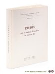 Favresse, Félicien. - Etudes sur les métiers bruxellois au moyen âge. Favresse, Félicien. - Etudes sur les métiers bruxellois au moyen âge.