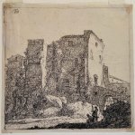 Thomas Wijck (1616/24-1677) - Antique print, etching | A spinner and a fisherman, state III or IV, published ca. 1650, 1 p.