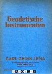 Carl Zeiss - Geodetische Instrumenten, Carl Zeiss, Jena