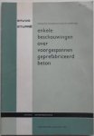 Christiaanse E A e.a. - Enkele beschouwingen over voorgespannen geprefabriceerd beton