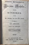 "Schrijver van den Kers-Avond" = Carl Schmid.  - Schoolbook, Rare 1843 | Eerste honderdtal leerzame verhalen voor kinderen: een leesboek voor de scholen, Ten Brink en De Vries Amsterdam 1843, 94 pp.