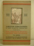 -. - Jubileum-concoursen op doel, steng en liggende wip te geven door de Kon. Handboog-Sociëteit Jacoba van Beijeren te Goes op donderdag 10 mei (Hemelvaartsdag) zaterdag 12 mei en zondag 13 mei 1934.