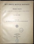 Susato, Tielman: - Het ierste musyck boexken van Tielman Susato. Naar de uitgave van 1551 in partituur gebracht door Fl. van Duyse (Uitg. XXIX der Ver. v. Noord-Ned. Muziekgesch.)
