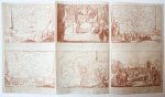 Schenk, Pieter (1660-1711) - Ets/etching: Europe in 1711 [set: Schouwburg van den Oorlog, Beginnende van Koning Karel den II. Tot op Koning Karel den III]