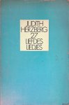 Herzberg, Judith - 27 liefdesliedjes