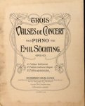 Söchting, Emil: - Trois valses de concert pour piano. Opus 83. No. 3: Valse gracieuse