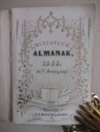 -. - Miniatuur Almanak 1848, 12de jaargang.