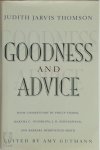 Judith Jarvis Thomson ,  Philip Fisher - Goodness & Advice