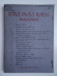 Meulen-Schregardus, Hermance van der. - Petrus Paulus Rubens antiquarius. Collector and copyist of antique gems.