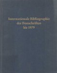 Leistner, Otto - Internationale Bibliographie der Festschriften von den Anfängen bis 1979 mit Sachregister. - International bibliography of Festschriften from the beginnings until 1979 with subject-index