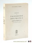 Rivero, Jesus Muñoz Y. - Manual de Paleografia Diplomatica Española de los siglos XII al XVII. [ reprint of 1917 edition ].