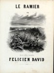 David, Félicien: - Le ramier. Paroles de Marc Constantin (No. 37. 11e année)