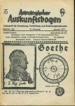  - Astrologischer Auskunftsbogen. Zeitschrift für Forschung, Fortbildung und Erfahrungsaustausch. Jahrgang 1977. 9 issues out of 12