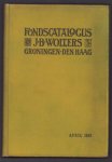 n.n - Uitgaven van J. B. Wolters te Groningen - Fondscatalogus J. B. Wolters  April 1922