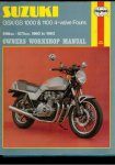Shoemark, Pete - Suzuki GSX 1000 & 1100 4 valve Fours owners workshop manual 998cc-1075cc 1980-1983