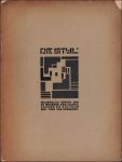 Theo Van Doesburg - Stijl, Maandblad gewijd aan de moderne beeldende vakken en kultuur. 2e Jaargang, Nummer 8