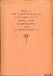 Radermacher-Schorer, M.R. - Bijdrage tot de geschiedenis van de renaissance der Nederlandse boekdrukkunst