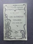 Brunet, R - Encyclopedie agricole ""Les batiments vinaires ( over Wijngebouwen )""