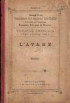 Molière - L'Avare - comedie en cinq actes