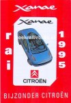 - 10 telefoonkaarten Citroen Xanae op blister, geseald