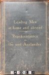 W. Jur (Vorwort - Leading Men at Home and Abroad / Repräsentanten des In- und Auslandes