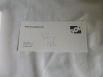 RORY WENDY ALEC GOD.TV - Against all odds - signed by Nathan on a with compliments card, UK Office