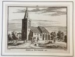 Spilman, Hendricus (1721-1784) after Pronk, Cornelis (1691-1759)Spilman, Hendricus (1721-1784) after Beijer, Jan de (1703-1780) - [Antique print] Kerk van Watweide 1726.