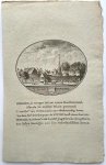 Van Ollefen, L./De Nederlandse stad- en dorpsbeschrijver (1749-1816). - [Original city view, antique print] 't Dorp Piershil, engraving made by Anna Catharina Brouwer, 1 p.