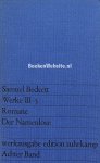 Beckett, Samuel - Samuel Beckett Werke III-3