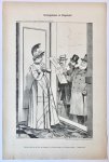 Braakensiek, Johan (1858-1940) - [Original lithograph/lithografie by Johan Braakensiek] Oorlogslasten in Engeland, 28 April 1901, 1 pp.