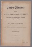 Kuyper, Abraham, Rutgers, Frederik Lodewijk - Contra-memorie in zake het Amsterdamsch conflict