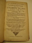 De Seur Jean - La Flandre Illustrée par l'institution de la chambre du Roi A lille, l'an 1385. Par Philippe Le Hardi, Duc de Bourgogne. De Seur Jean - La Flandre Illustrée par l'institution de la chambre du Roi A lille, l'an 1385. Par Philippe Le Hardi, Duc de Bourgogne.