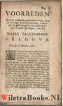 Groe, Theodorus van der - Brieven van Theodorus van der Groe