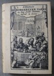 Blankaart, Steven - De borgerlyke tafel - om lang sonder ziekten gesond te leven Blankaart, Steven - De borgerlyke tafel - om lang sonder ziekten gesond te leven
