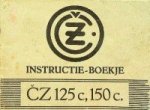 CZ - Origineel instructie-boekje CZ 125c, 150c